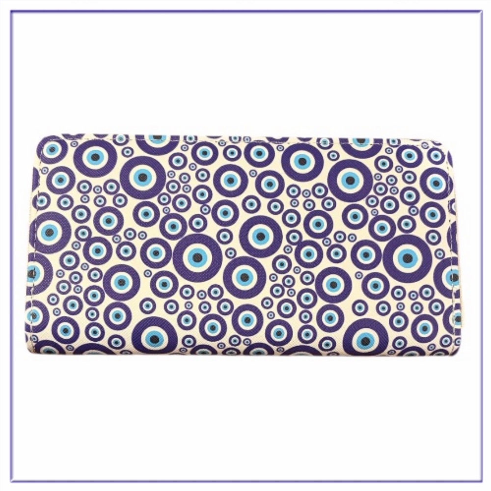 Stylish Blue and Purple Clutch